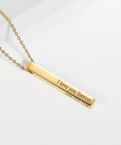 Personalized Cuboid Necklace Main