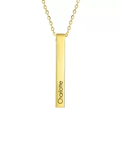 Personalized Cuboid Necklace Main