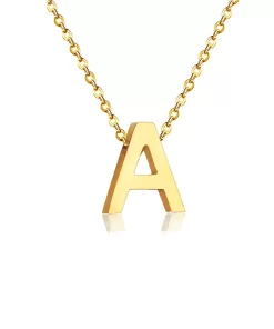 Gold Initial Necklace