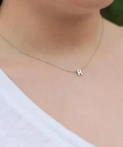 Gold Initial Necklace