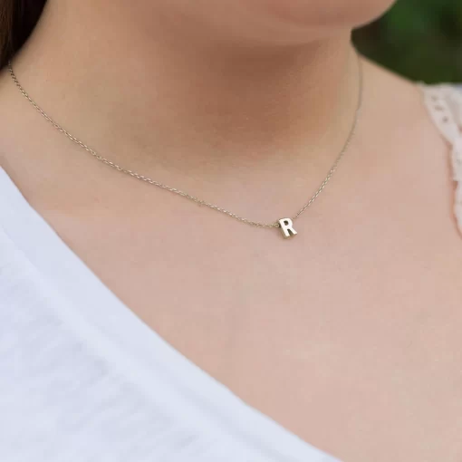 Gold Initial Necklace