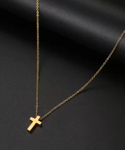 Mini Gold Cross Necklaces