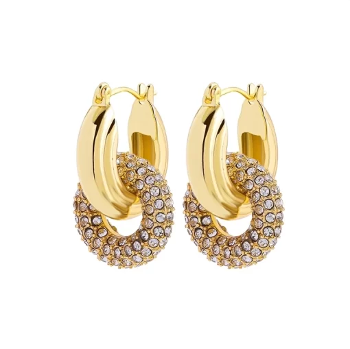 Zircon U-Shape Earrings